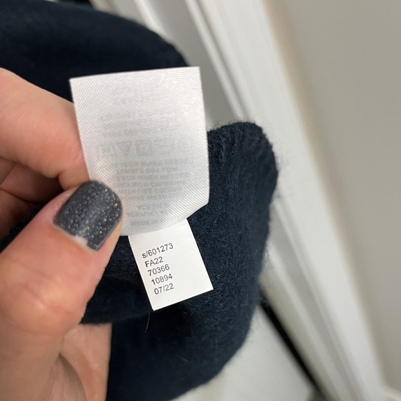 Ann Taylor Factory Plaid Poncho in Mustard and Black - Picture 6 of 10